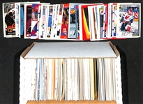 Lot of (350+) Signed Hockey Cards w. Martin Brodeur, Olaf Kolzig, Bob Errey, Karl Dykhuis, + (JSA Auction Letter)