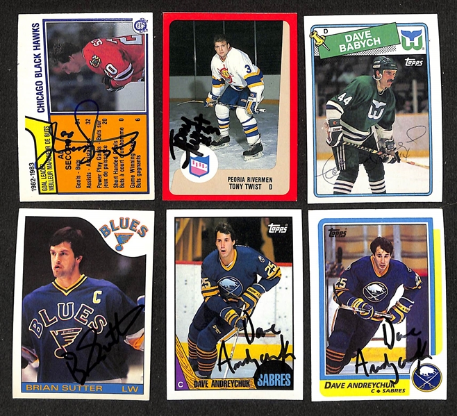 Lot of (300+) Signed Hockey Cards inc. (2) Brendan Shanahan, (2) Curtis Joseph, (2) Marty McSorley, + (JSA Auction Letter)