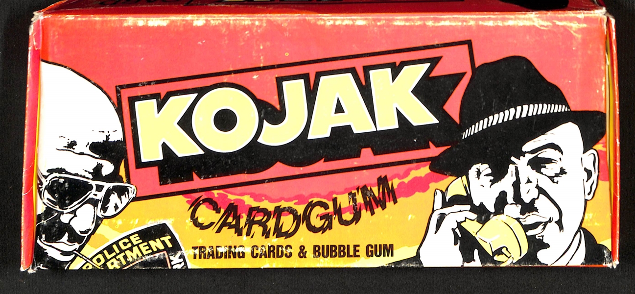 Kojak 1975 Monty Gum Unopened Wax Box - BBCE Wrapped