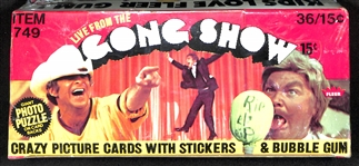 1977 Fleer The Gong Show Sealed Wax Box - BBCE Wrapped