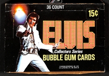 1978 Donruss Elvis Collectors Series Sealed Wax Box - BBCE Wrapped