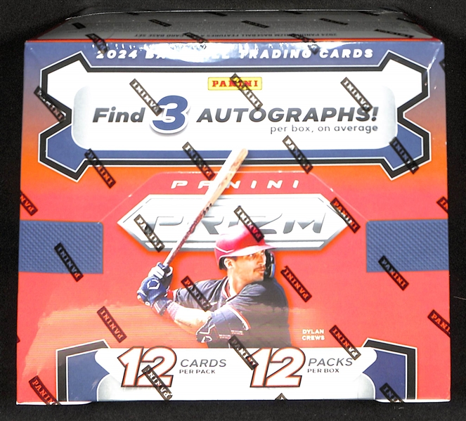 2024 Prizm Baseball Factory Sealed Hobby Box (3 autos) 