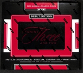 2022 Panini Three & Two Factory Sealed Baseball Hobby Box (1 auto & 1 relic)