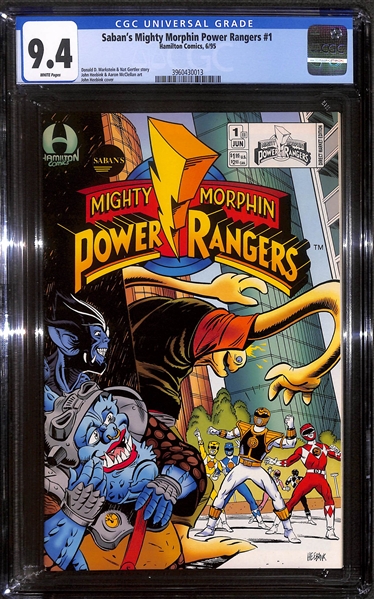 Saban's Mighty Morphin Power Rangers #1, Hamilton Comics 6/95 - CGC 9.4