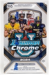 2024 Bowman University Chrome Football Factory Sealed Hobby Box (2 autos) w. Cam Ward, Ashton Jeanty