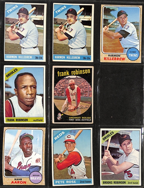Lot of Approx (200) 1959-1968 Topps Baseball Cards (Mostly 1966) w. 1966 Willie Mays & 1966 Sandy Koufax