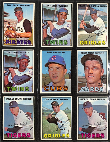 Lot of Approx (200) 1959-1968 Topps Baseball Cards (Mostly 1966) w. 1966 Willie Mays & 1966 Sandy Koufax
