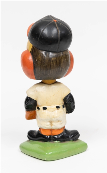 1960s Baltimore Orioles Bobblehead & 1975 Hank Aaron Souvenir Mascot Bobblehead