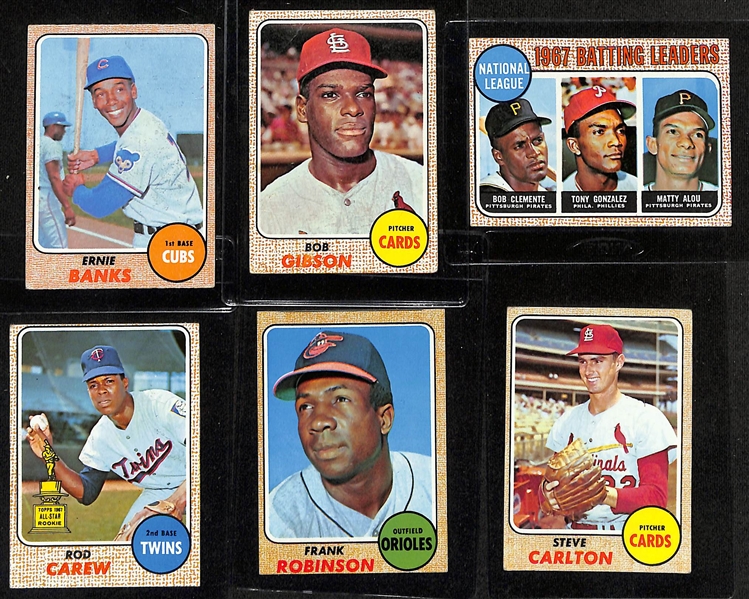 1968 Topps Baseball Complete Set (All 598 Cards!) in Mostly VG-EX Condition w. Nolan Ryan Rookie #177 Graded SGC 4, Mantle #280 Graded SGC 4.5, Johnny Bench Rookie #247 Graded SGC Authentic