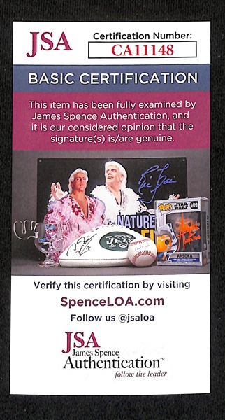 Dale Earnhardt Signed 6x8 1990 Goodwrench NASCAR Racing Promo Card (JSA COA)