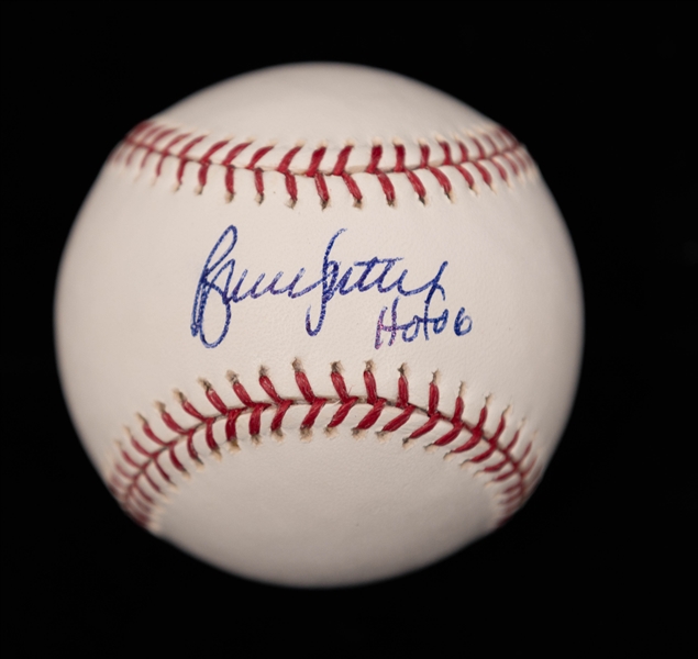 Lot of (2) Bruce Sutter Signed Official Major League Baseballs (HOF 06 Inscriptions)
