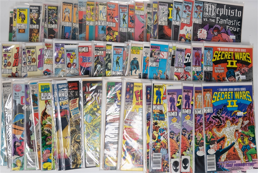 Lot of (100+) Misc Marvel Comic Books inc. Indiana Jones, Jalcon, Fantastic Four, & Moon Knight