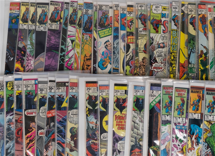 Lot of (50+) Marvel Comic Books inc. Eternals, Dracula, Marvel Tales, & Dr. Strange