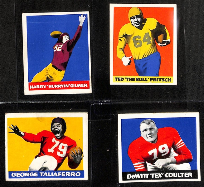 Lot of (35) 1948 Leaf Football Cards w. Ken Kavanaugh & Paul Christman