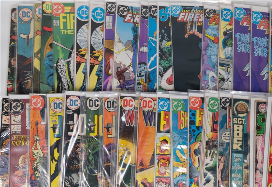 Lot of (51) DC Comics Comic Books w. Firestorm, Doom Patrol, Jonah Hex, Shadow and more.
