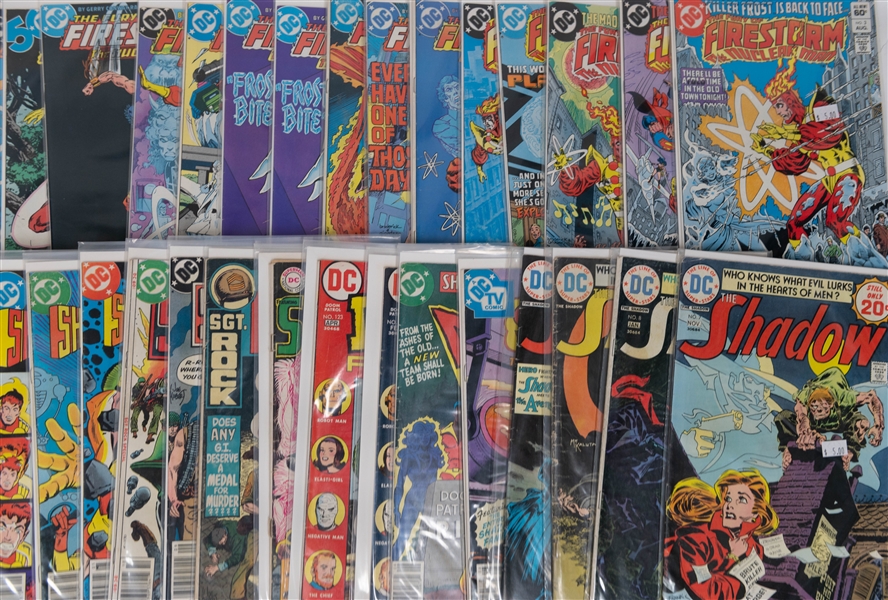 Lot of (51) DC Comics Comic Books w. Firestorm, Doom Patrol, Jonah Hex, Shadow and more.