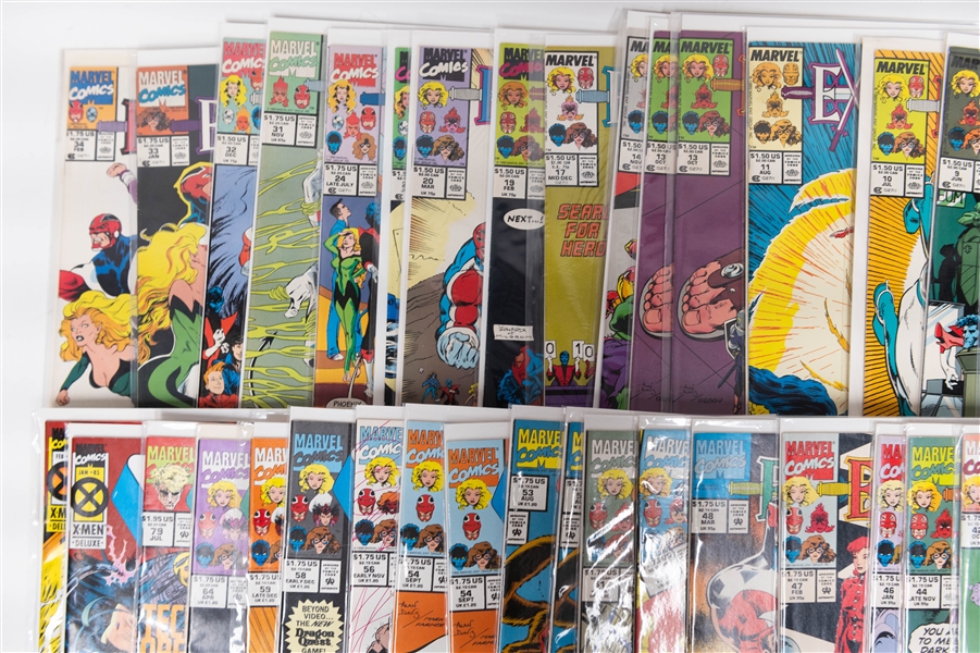 Lot of (47) Marvel Comics Excalibur Comic Books. 
