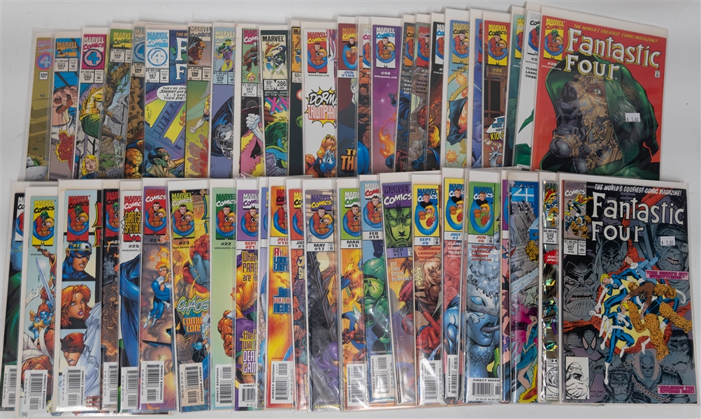 Lot of (50) Fantastic Four Comic Books
