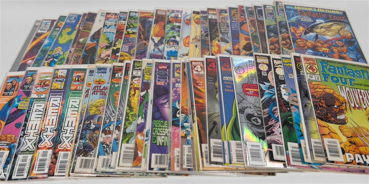 Lot of (54) Fantastic Four Comic Books