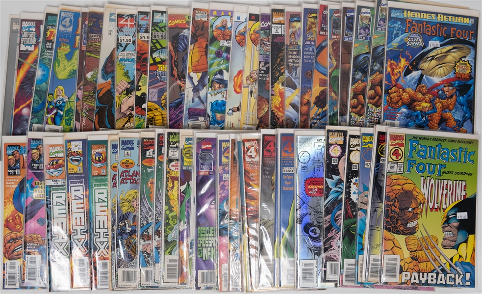 Lot of (54) Fantastic Four Comic Books