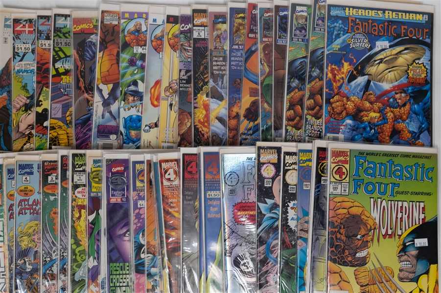 Lot of (54) Fantastic Four Comic Books