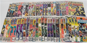 Lot of (56) Marvel Comics Micronauts Comic Books