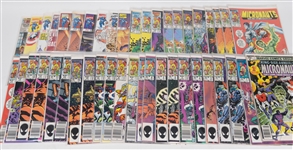Lot of (44) Marvel Comics Comic Books w. Micronauts and Captain America