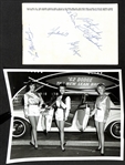 1962 Dodge Car Program Signed by Wilt Chamberlain & (4) Other Phila. Warriors (From the Season He Scored 100 points in a Game!) - JSA Auction Letter