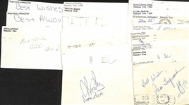 Lot of (36+) Signed Mostly Tennis Index Cards w. Arthur Ashe (JSA Auction Letter)