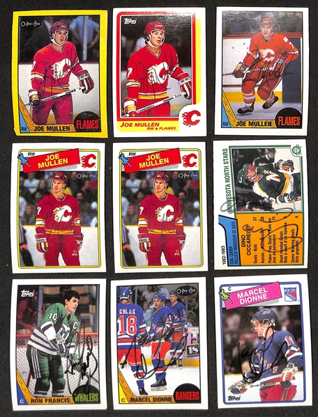 Lot of (300+) Signed Hockey Cards inc. (2) Scott Stevens, (2) Ron Francis, Rick Nash, (2) Joe Thornton, + (JSA Auction Letter)