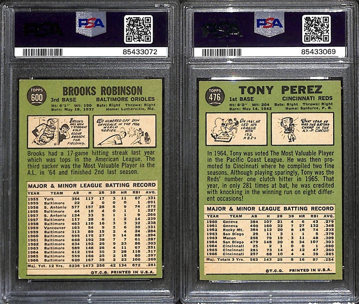 1967 Topps Complete Baseball Card Set (Missing the Tom Seaver Rookie #581 Card) - Mostly VG to Mint w. 18 PSA Graded Cards inc. Mantle (PSA 7ST), Brock (PSA 8), Killebrew (PSA 8OC), Clemente (PSA...