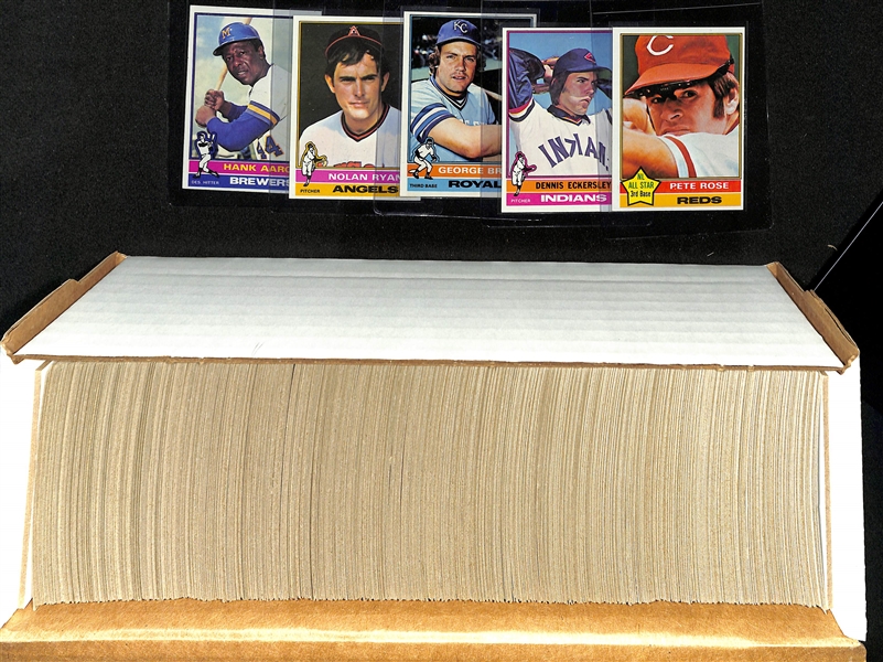 Complete 1976-1978 Topps Baseball Card Sets w. 1976 Eckersley RC, 1977 Andre Dawson RC, & 1978 Eddie Murray RC