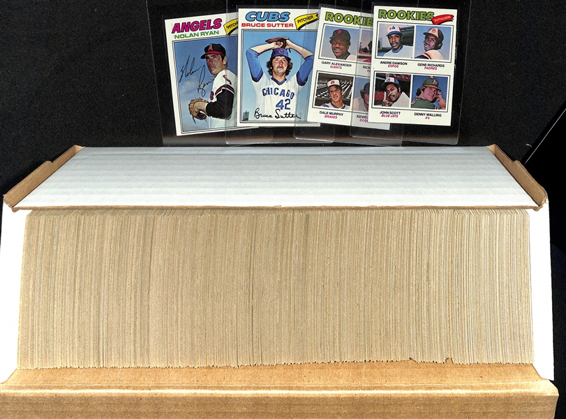 Complete 1976-1978 Topps Baseball Card Sets w. 1976 Eckersley RC, 1977 Andre Dawson RC, & 1978 Eddie Murray RC