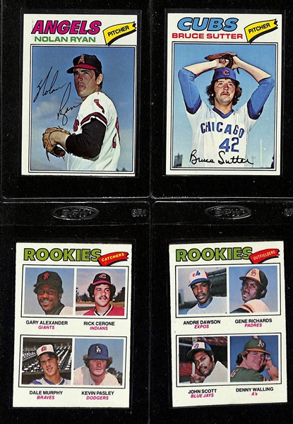 Complete 1976-1978 Topps Baseball Card Sets w. 1976 Eckersley RC, 1977 Andre Dawson RC, & 1978 Eddie Murray RC