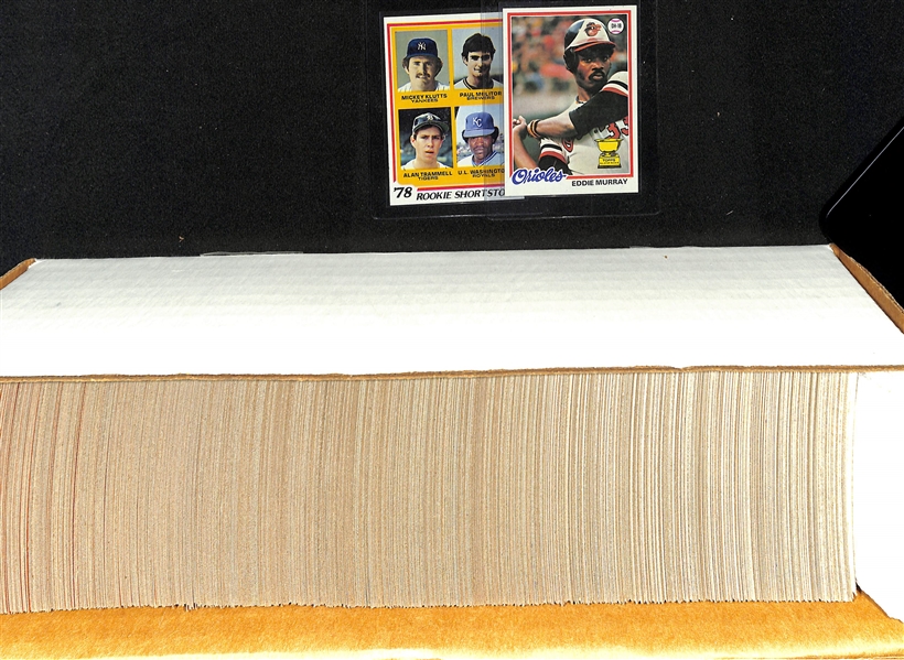 Complete 1976-1978 Topps Baseball Card Sets w. 1976 Eckersley RC, 1977 Andre Dawson RC, & 1978 Eddie Murray RC