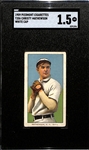 1909 T206 Piedmont Cigarettes Christy Mathewson (HOFer - White Cap Variation) Graded SGC 1.5