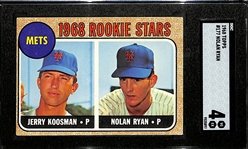 1968 Topps #177 Nolan Ryan (HOF) Rookie Card Graded SGC 4