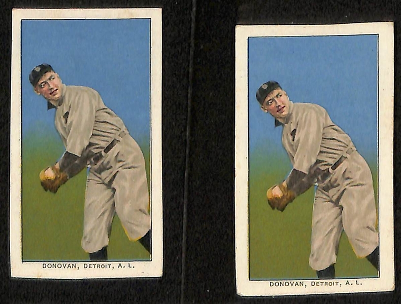 Lot of (9) 1910 E96 Philadelphia Caramel Cards w. George Gibson