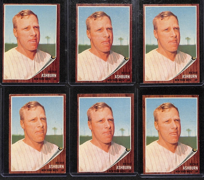 Lot of (13) 1952-1962 Phillies Baseball Cards w. (2) 1952 Bowman Robin Roberts