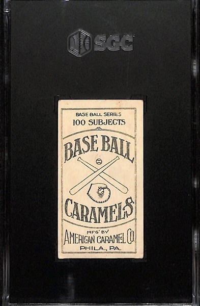 1909-11 American Caramel E90-1 John Bliss Graded SGC 4