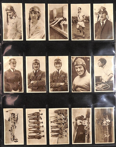 Lot of (3) 1926-1930 Cigarette Cards Sports Sets
