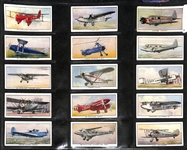 Lot of (6) 1910-1953 Cigarette Cards Non-Sport Sets - Aviation Themed