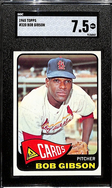 1965 Topps Bob Gibson #320 Graded SGC 7.5