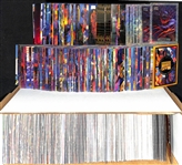 Lot of (600+) 1990s Fleer Marvel Cards inc. (8) 1994 Masterpieces Holofoils, (6) 1994 Masterpieces Power Blasts, (7) 1994 Spider-Man Suspended Animation, +