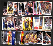 Lot of (90+) Signed Basketball Cards w. (4) Michael Cooper, Gail Goodrich, Cliff Levingston, Jim Eakins, + (JSA Auction Letter)