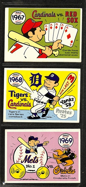 1970 Fleer Laughlin World Series Card Complete Set of 66 Cards w. Babe Ruth