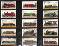 Lot of (6) 1912-1938 Cigarette Cards Non-Sport Sets - Trains & Railways