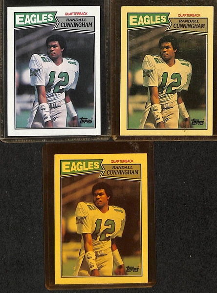 Lot of (60) 1965-1987 Football Cards w. 1972 Topps Joe Namath & 1979 Topps Earl Campbell RC