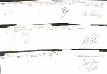 Lot of (175+) Signed Hockey Index Cards w. Chris Chelios, Serge Savard, Sergei Federov, and More (JSA Auction Letter)
