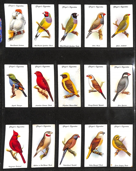 Lot of (7) 1926-1938 Cigarette Card Non-Sport Sets - Birds & Butterflies
